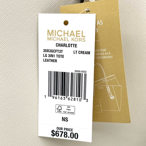 Michael Kors Large Charlotte 3 in 1 Tote Bag - Picture 16 of 16